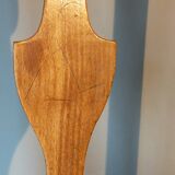 Lorraine Art Populaire chair at the end of the 19th century with a baluster back