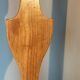 Lorraine Art Populaire chair at the end of the 19th century with a baluster back