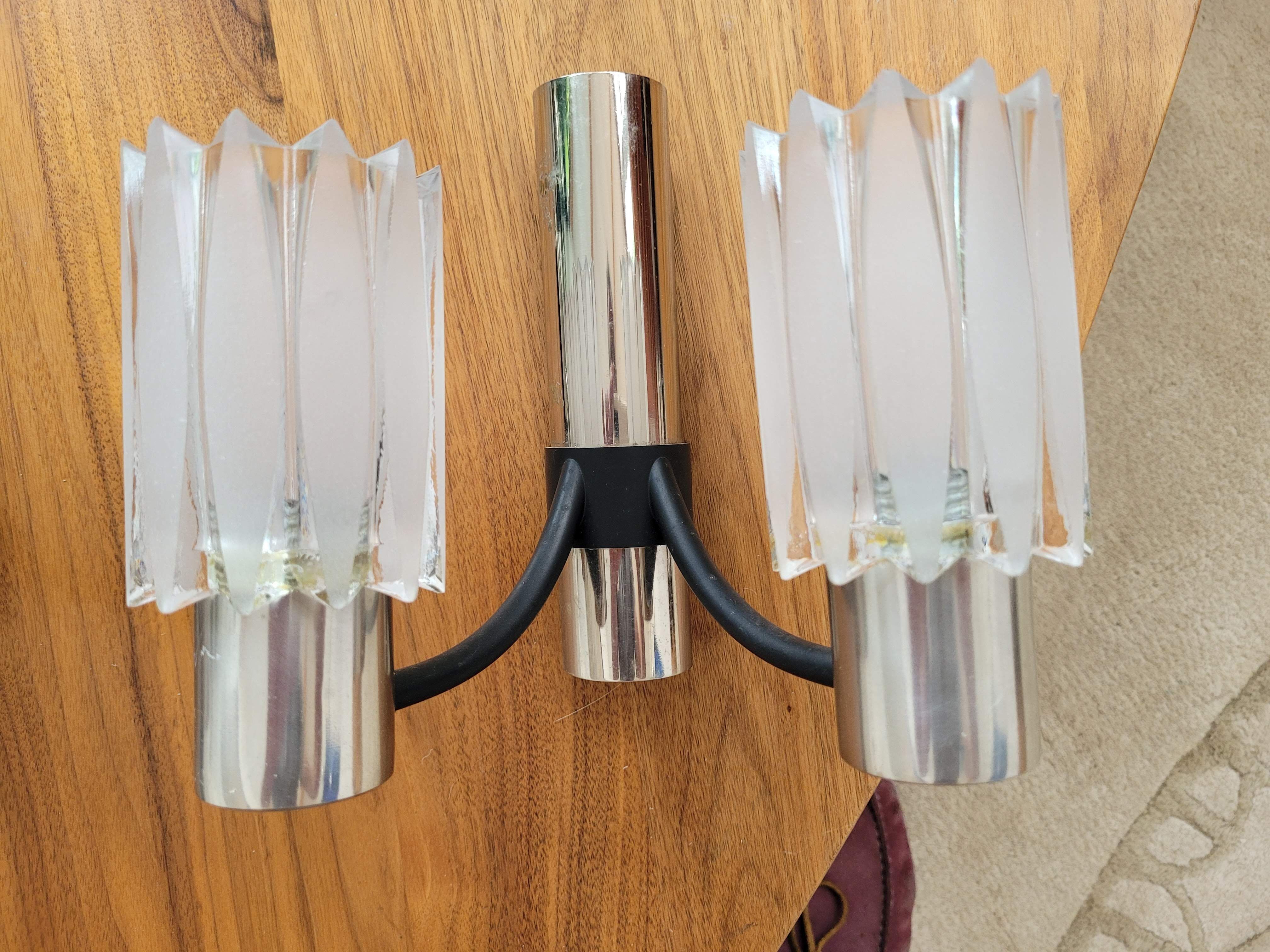 Pair of wall lamps from the 50s