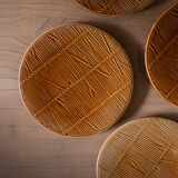 Set of 10 dessert plates "Wheat"