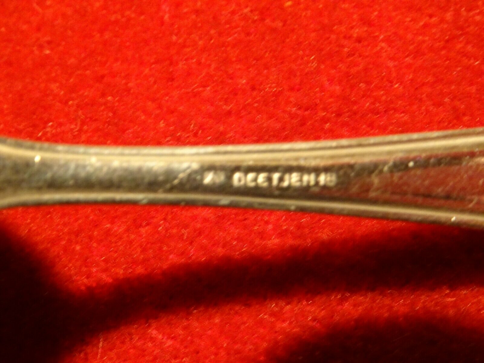 Deetjen silver metal coffee spoons
