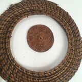 Wall composition of wicker trays