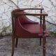 Wooden office chairs, 1950s, set of 2