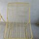 Pair of 1960s metal mesh chairs