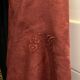 Towel in old fabric "terracotta"