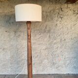 Wooden floor lamp