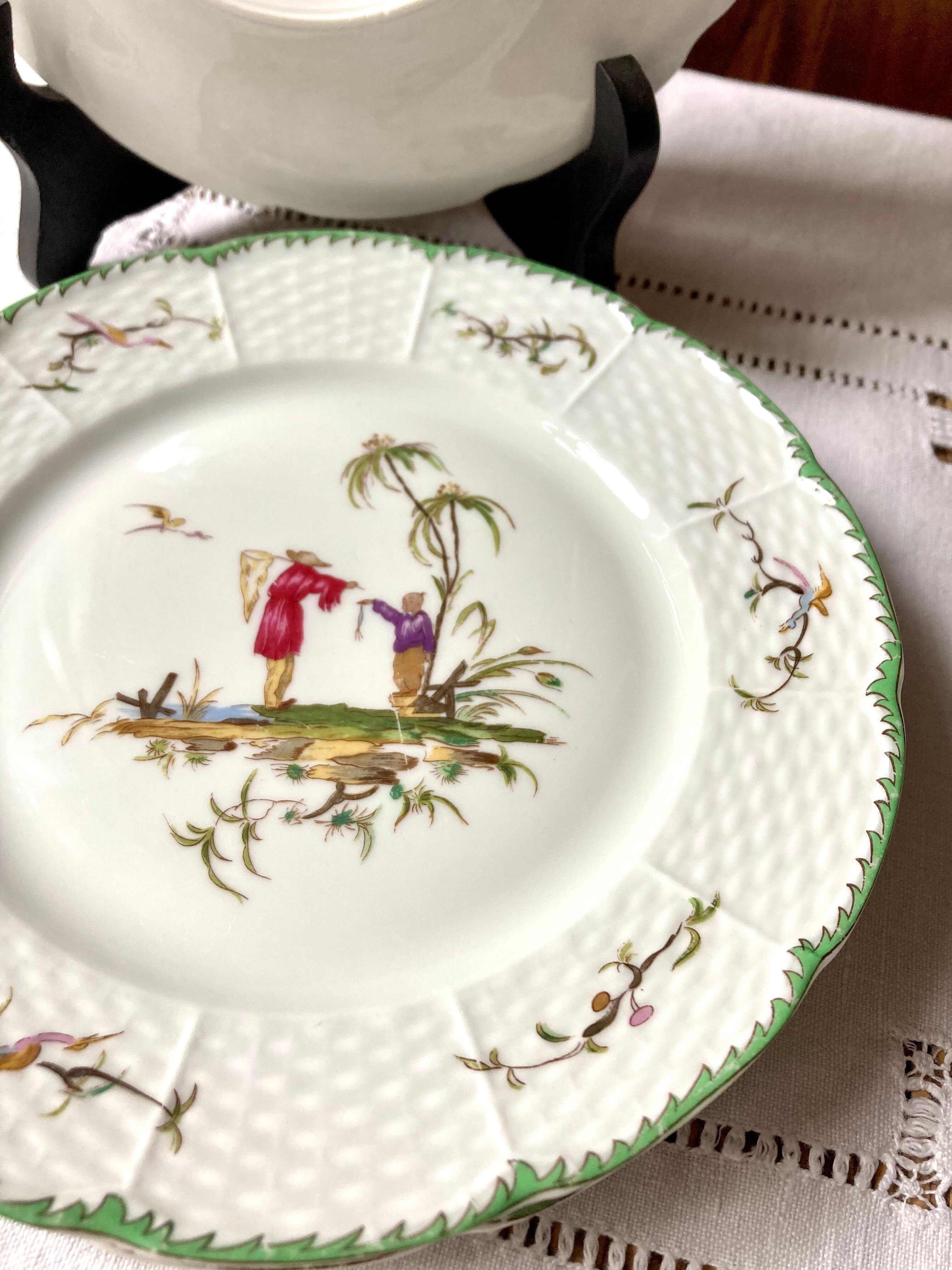 8 Raynaud porcelain dessert plates