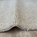 Moroccan rug ben ouarain white - 161 x 267 cm