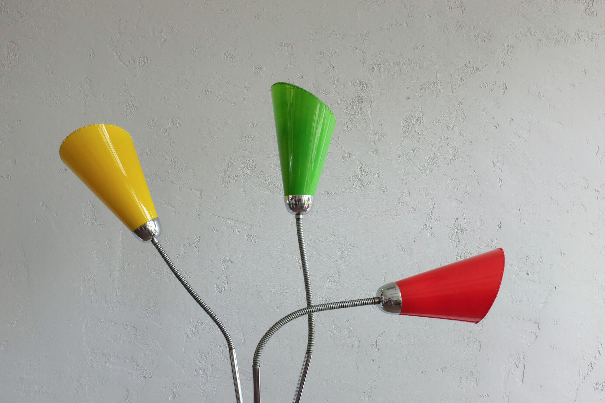 Vintage "Goosenecks" Floor Lamp by Lidokov Boskovice, 1960s