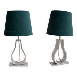 Paire de lampes 1980