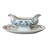 Old Sarreguemines sauceboat