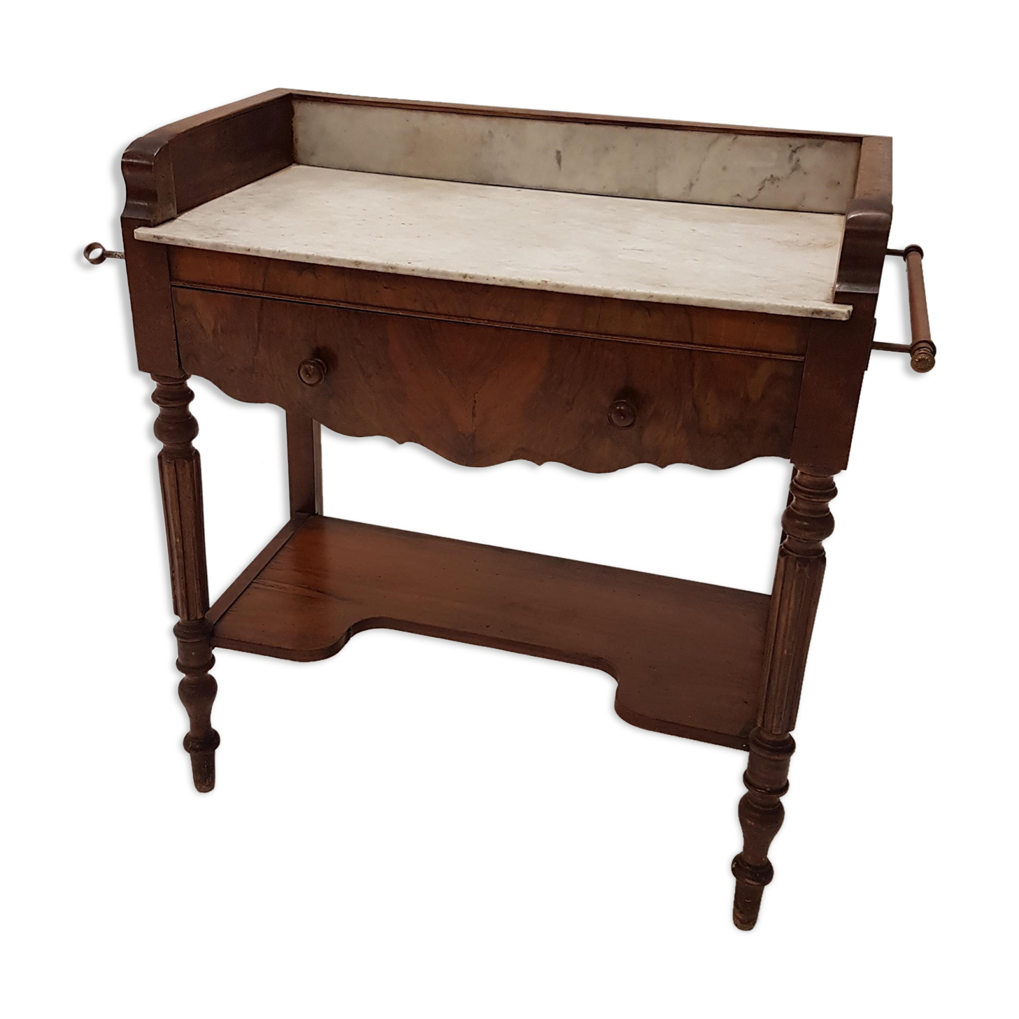 Small dressing table / end table marble