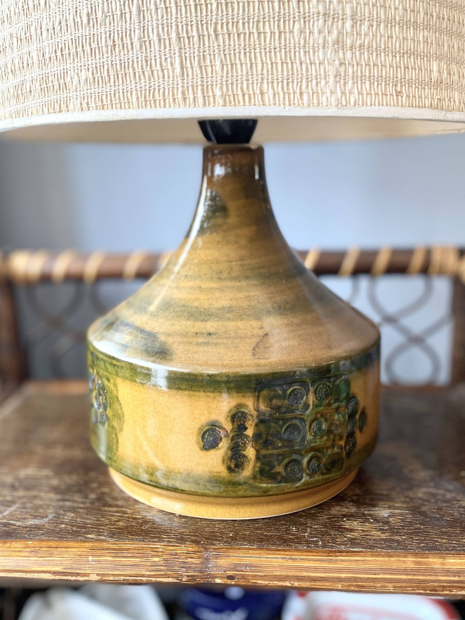 Danish ceramic lamp Hanne Stentoj 1960s
