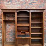 Large Notary's Furniture Early 20th Century in Mahogany