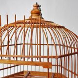 Vintage Chinese Bamboo Decorative Bird Cage