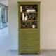 Meuble de rangement vintage en bois vert