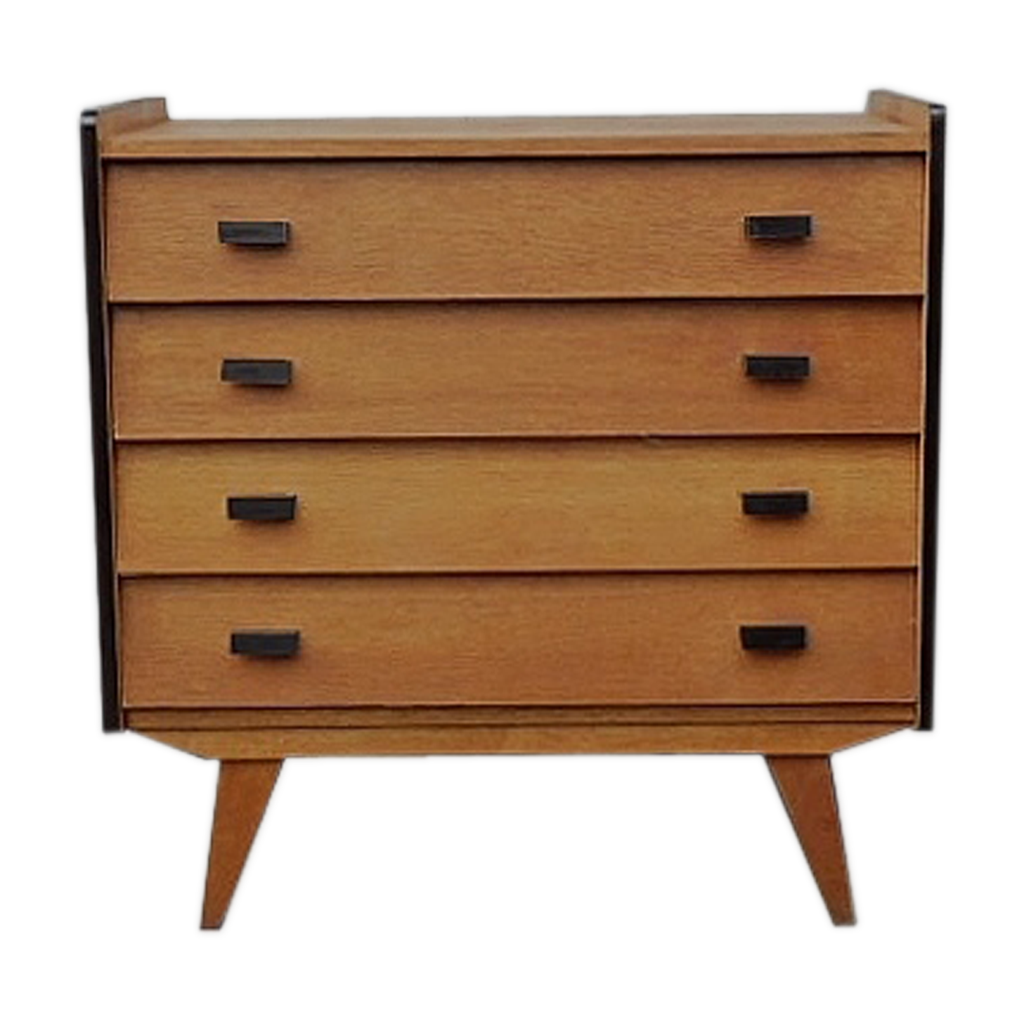 Dresser vintage oak gilded feet compass 1960s