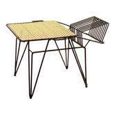 Table d'appoint / Porte-revues style Mathieu Matégot - Design vintage