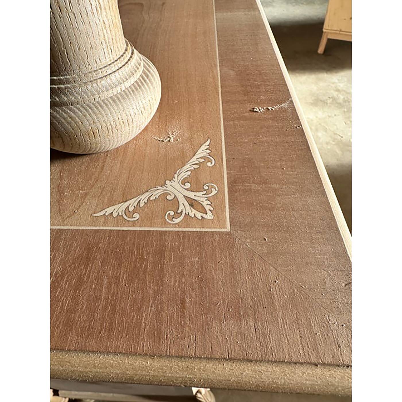 1990s Italian Natural Unpainted Set of a Chest of Drawers and Two Bedside T