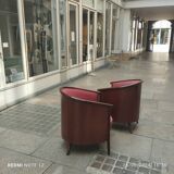 Baumann armchairs stamped