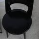 Pair of Baumann Montdor model chairs restored black 1980