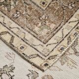 6x9 Beige & Brown Oriental Turkish Rug, 173x282Cm