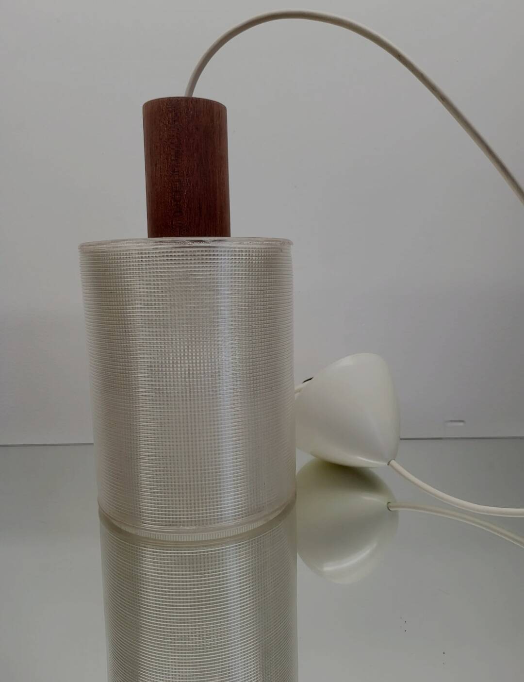 Vintage pendant lamp, Scandinavian style plexiglass