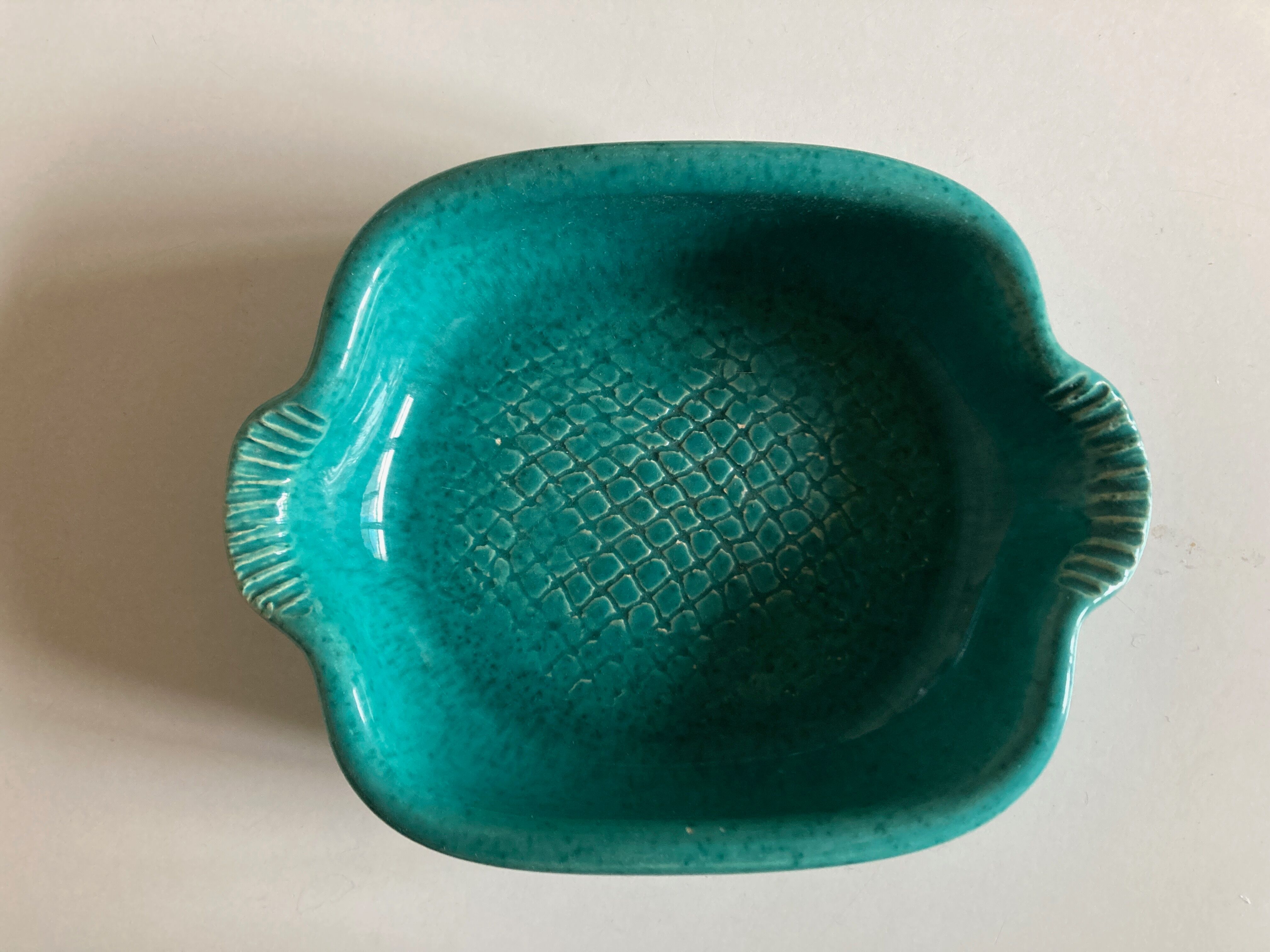 Empty ceramic fish pocket Vallauris 1960
