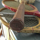 3 Vintage wooden tennis racket