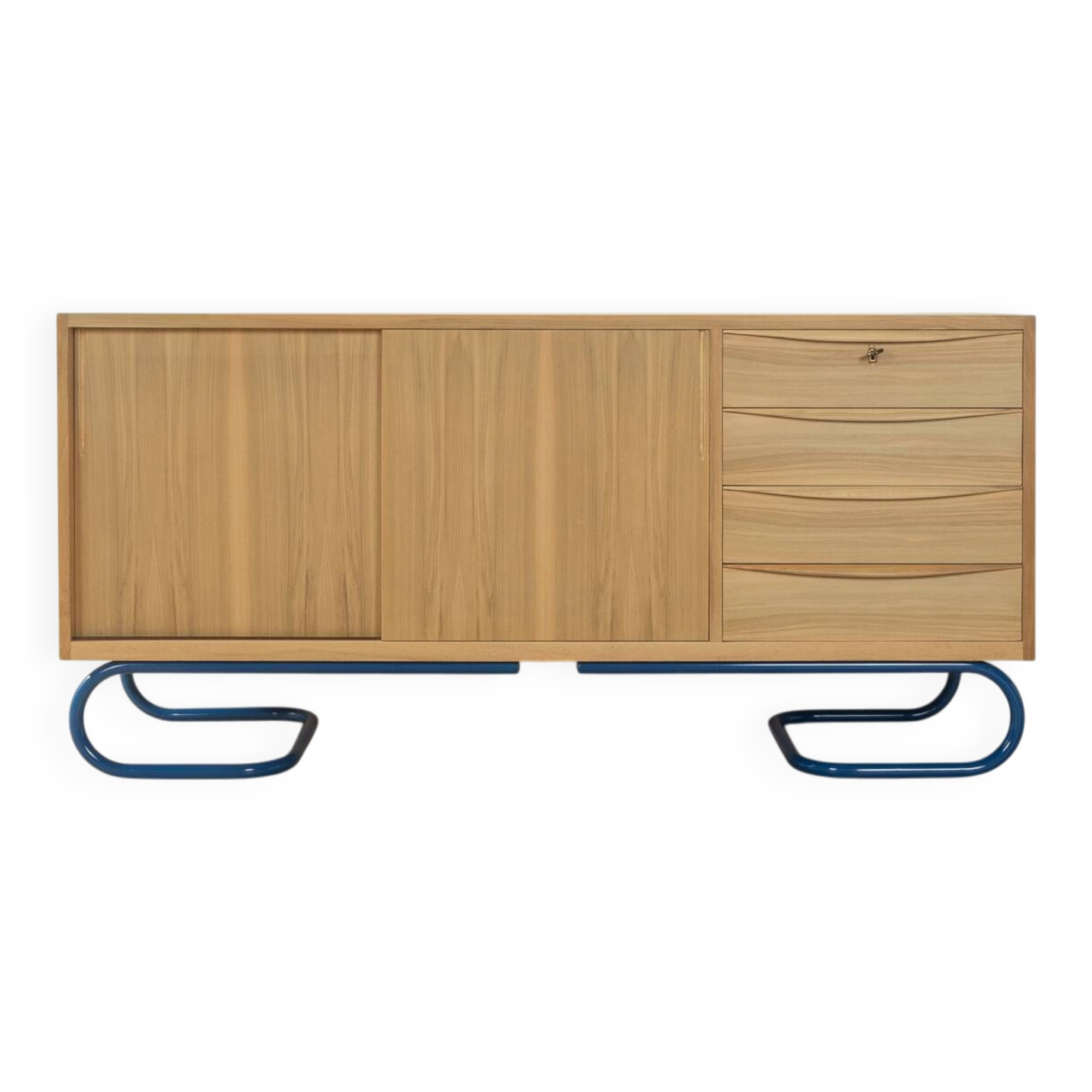 Wonderful partly solid sideboard in Scandinavian style from the 1950s