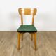 Lot of 6 chairs bistro green wood 50s