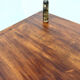 Oak dining table with tapered legs, 1970s.