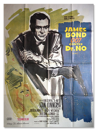 Affiche de cinéma vintage james bond contre docteur no 120x160 cm