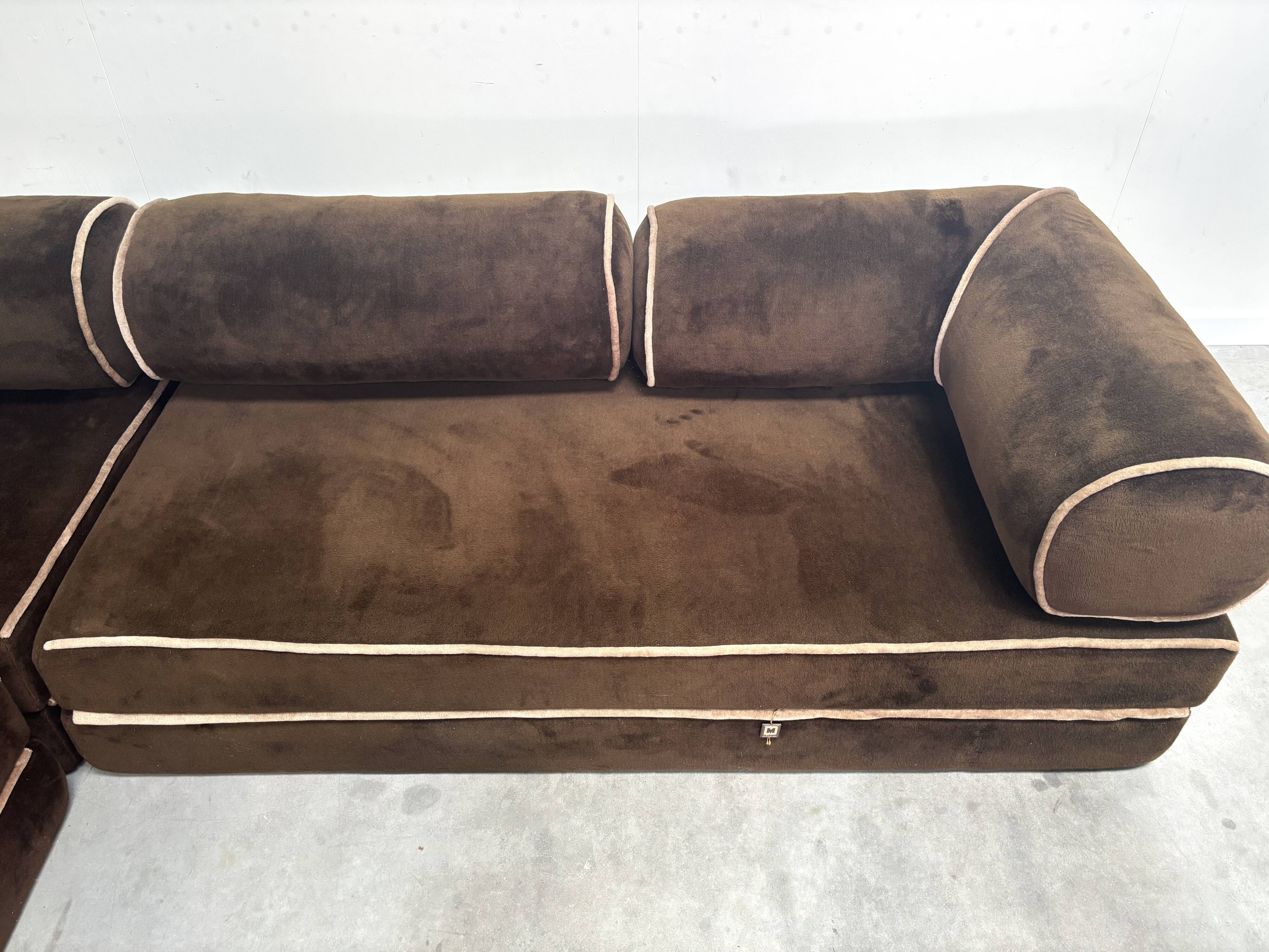 Ensemble de salon modulaire par RUF International, années 1970