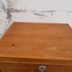 Meuble classeur à rideaux ancien 1950