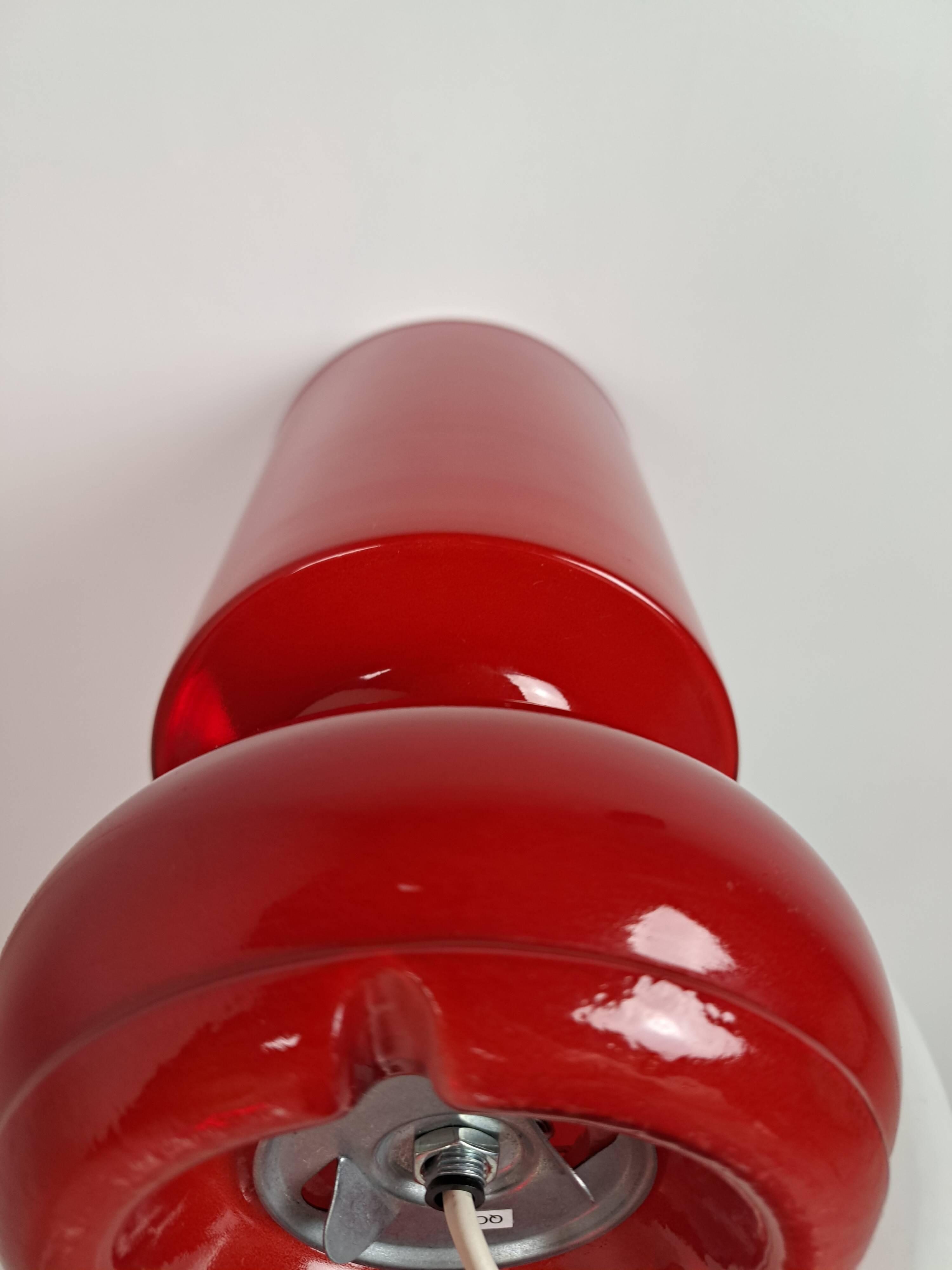 Pair of vintage lykta glass bedside lamps from Ikea 90s