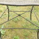 Antique wrought iron garden chairs, set of 2