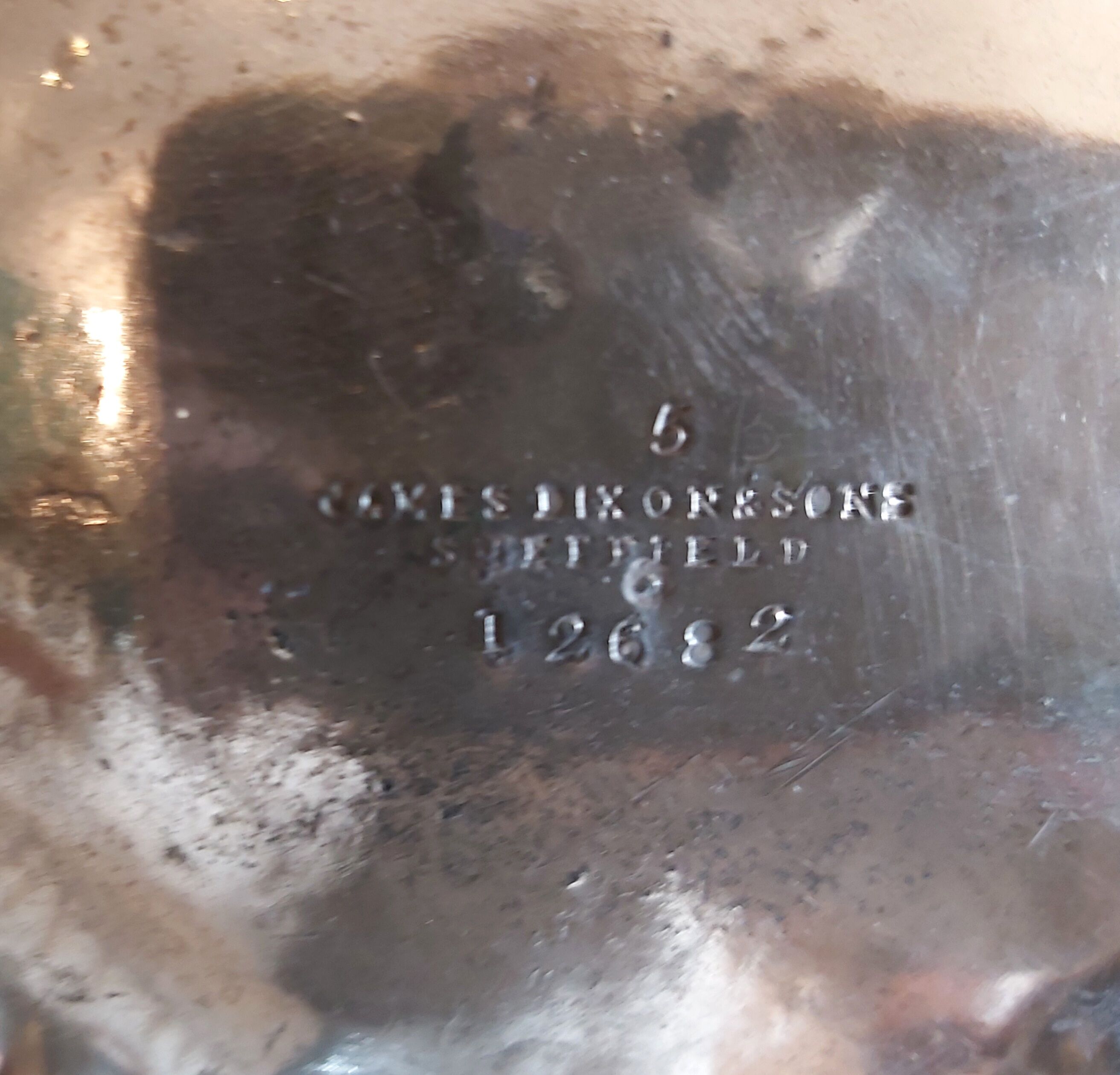 Teapot and sugar bowl set from James Dixon & Sons from Shefield in silver plating