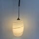 Vintage 1960 red and gold opaline suspension - 16 x 11 cm