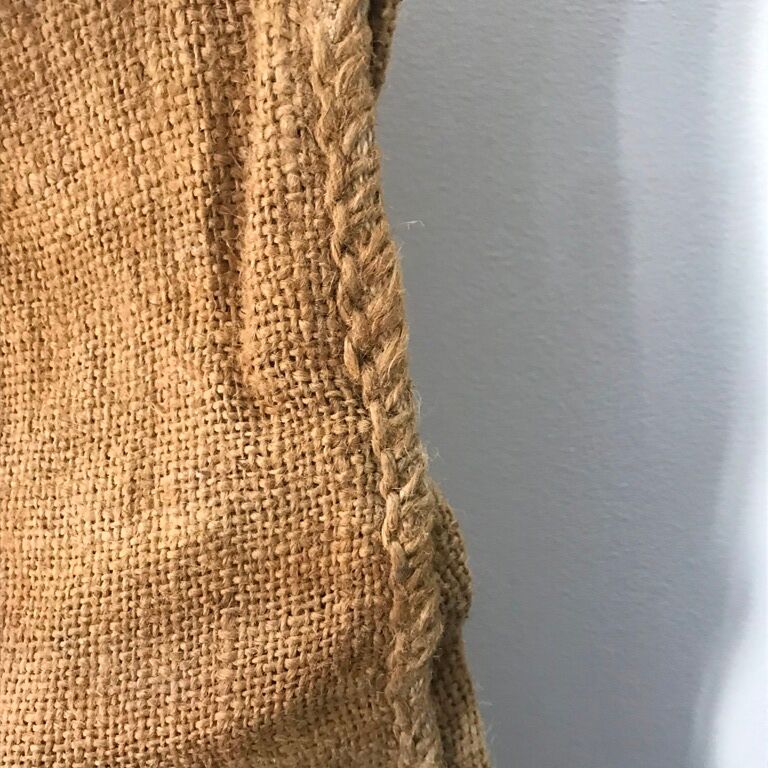 Authentic and old burlap bag 4 FARINE B.B