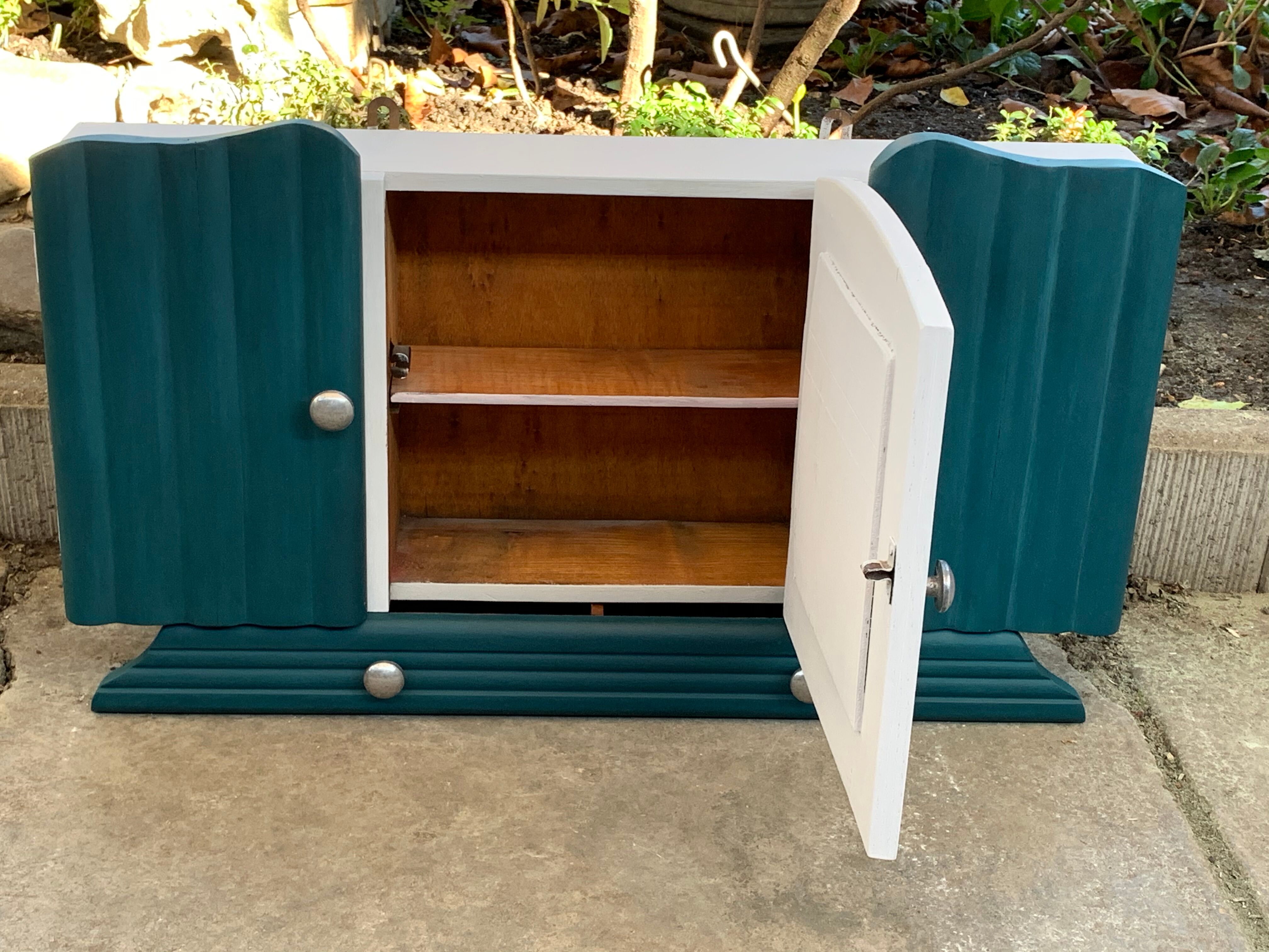 Art deco pharmacy cabinet