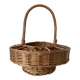 Panier bar ou porte plantes en osier tressé