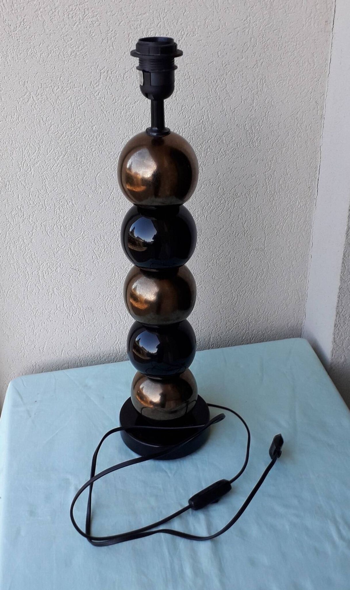 Pied de lampe en céramique