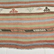 6x9 Soft Colors Persian Kilim Rug, 179x267Cm Anatolian Rug