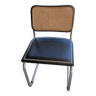 Chaise canne et assise skai