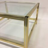 Table low vintage brass