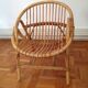 Shell child rattan chair