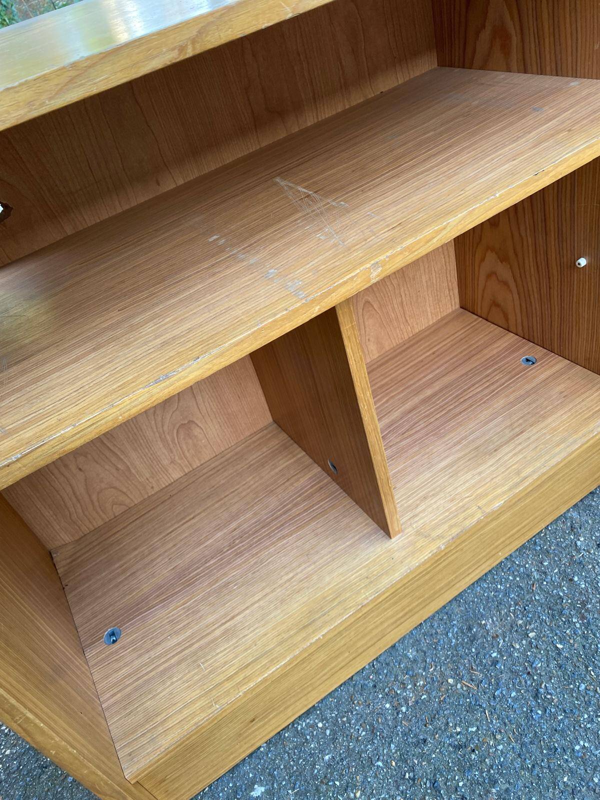 Scandinavian oak shelf 1970