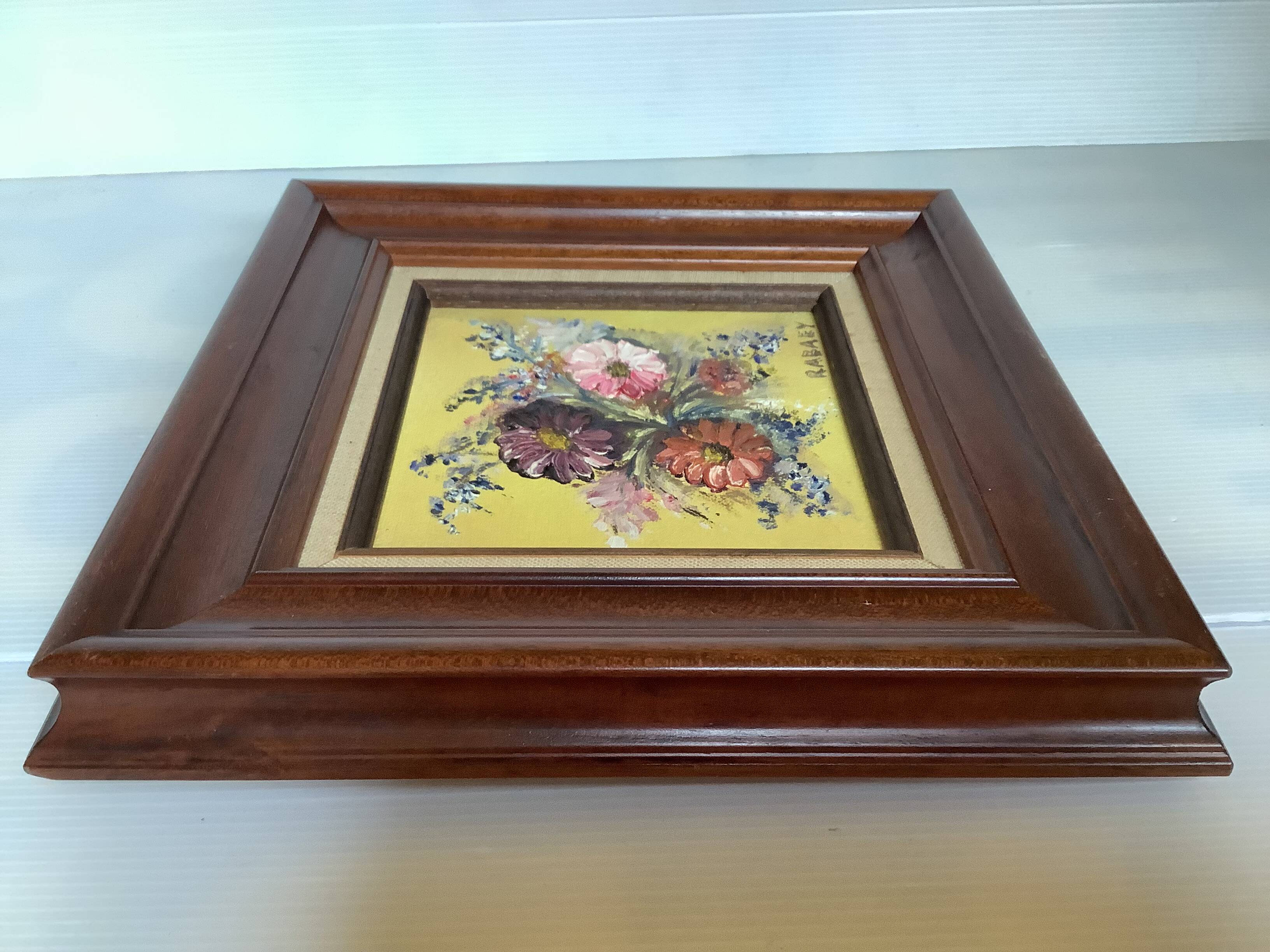 Rabaey bouquet of flowers oil painting on canvas