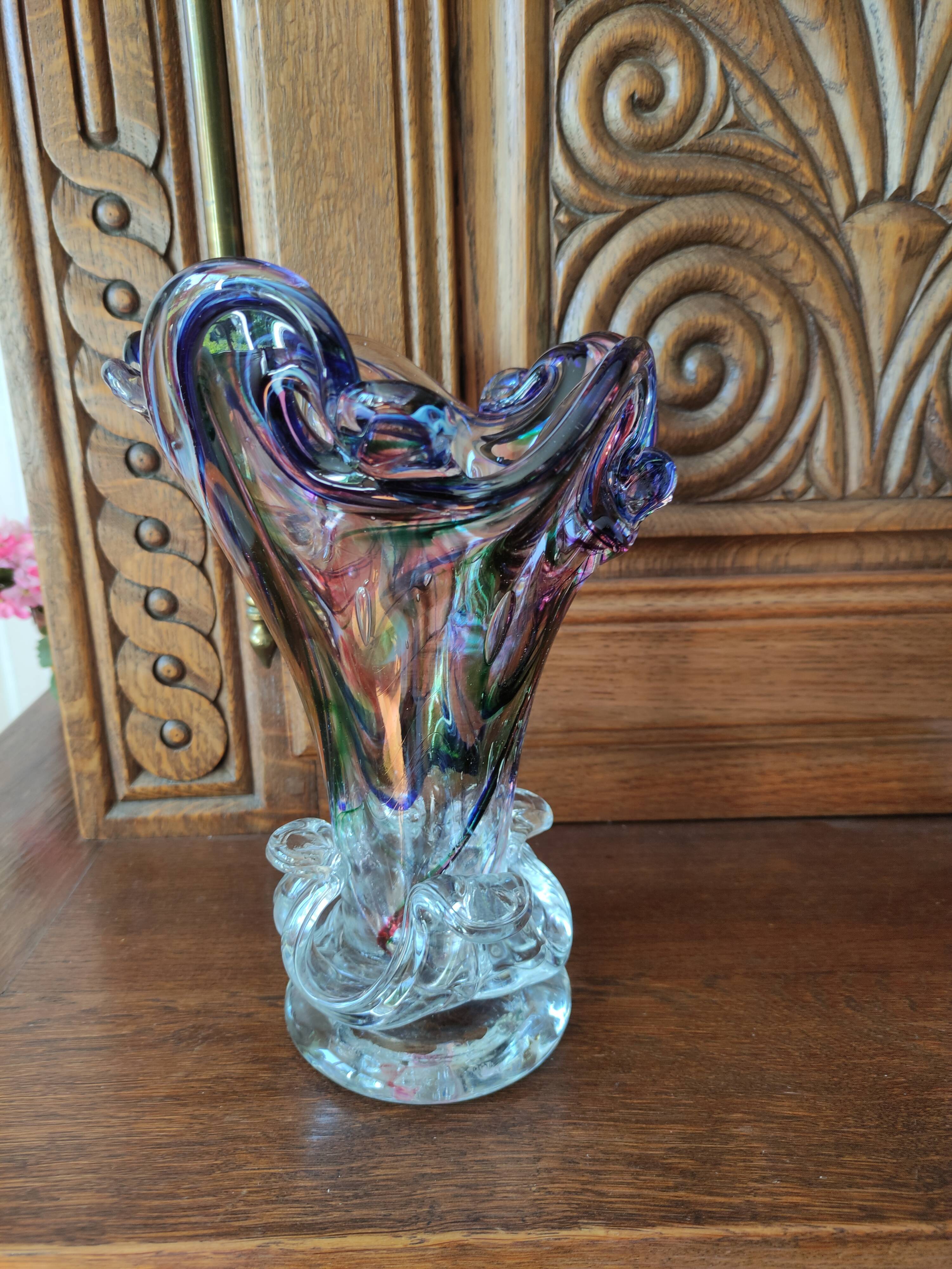 Retro crystal vase